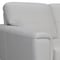 Armen Living Bergen 87" Dove Gray Genuine Leather Square Arm Sofa LCBE3DV - alternate 5